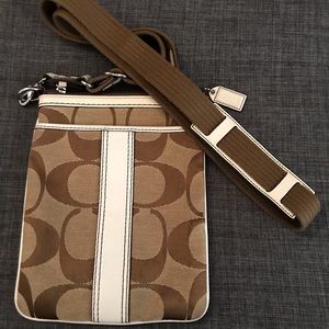 Authentic COACH signature crossbody bag